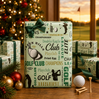Holiday Golf GIft Wrap